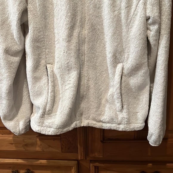 The North Face Jacket Women’s,Sz:SM/P White Osito Fleece Full Zip Pockets Casual - Picture 4 of 10